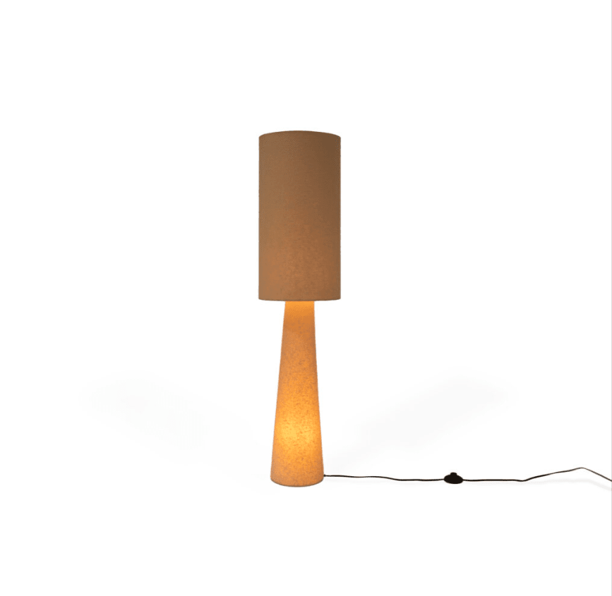 OUTLET - Chattendon 130cm Floor Lamp - Ivory Boucle
