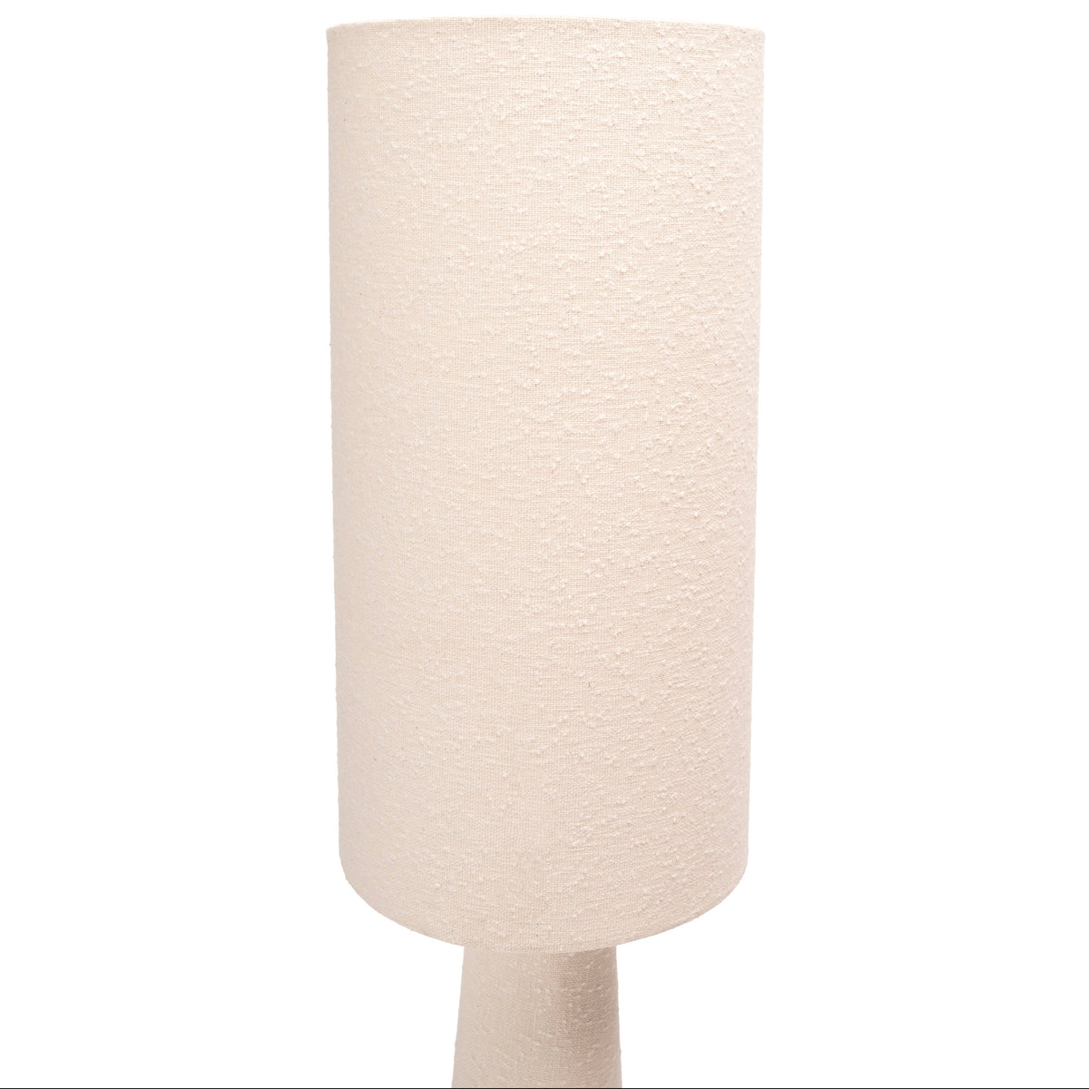 OUTLET - Chattendon 130cm Floor Lamp - Ivory Boucle