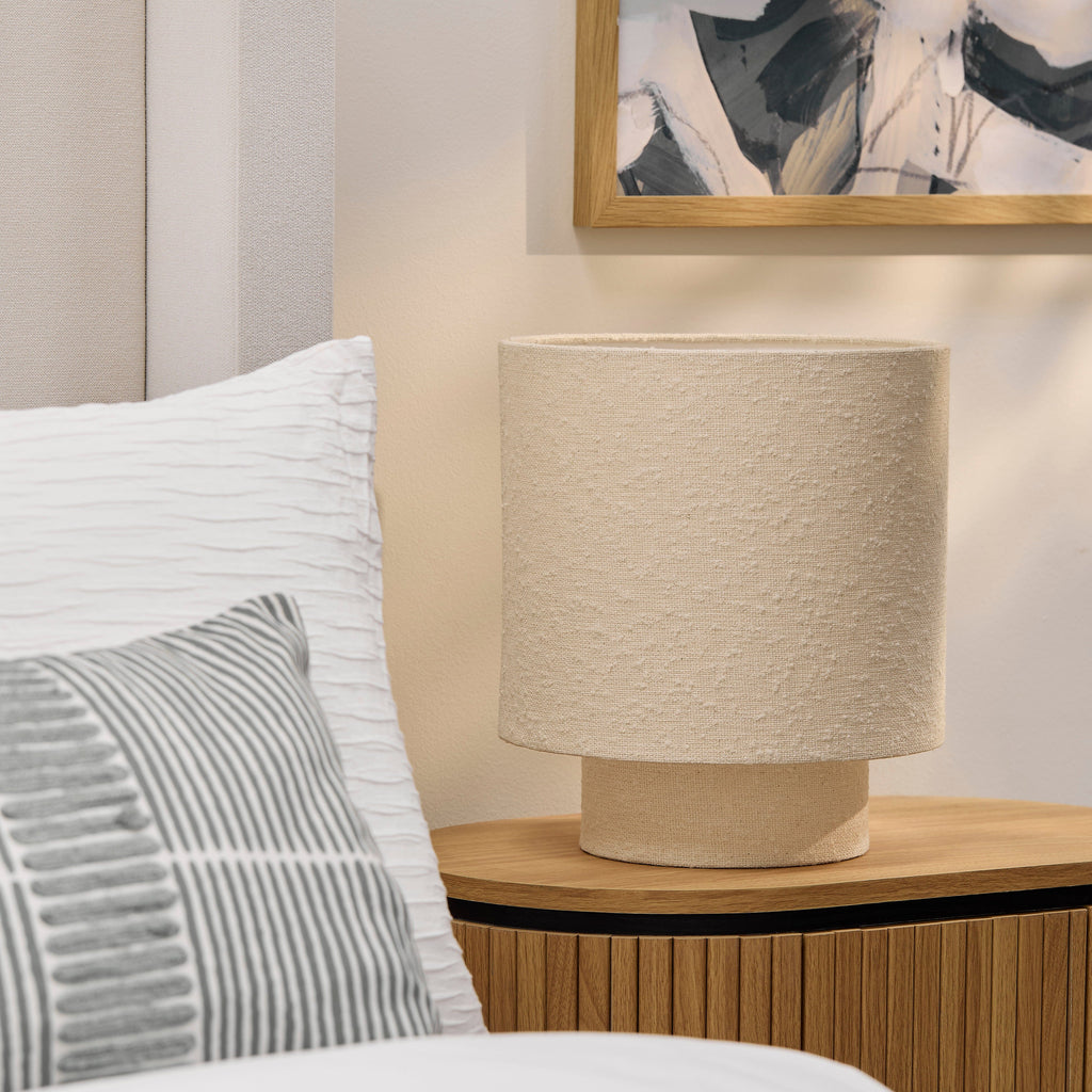 Chattendon Ivory Boucle Table Lamp - 32cm