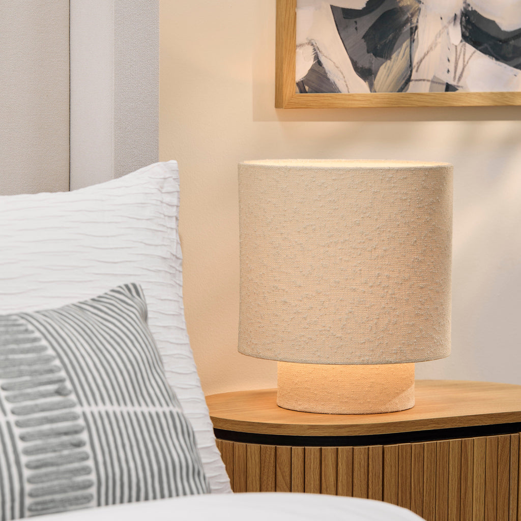 Chattendon Ivory Boucle Table Lamp - 32cm