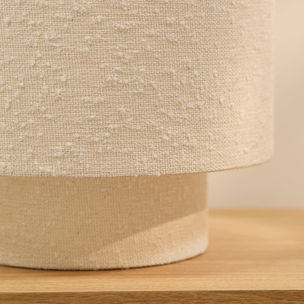 Chattendon Ivory Boucle Table Lamp - 32cm