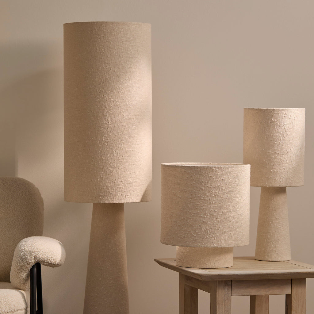 Chattendon Ivory Boucle Table Lamp - 32cm