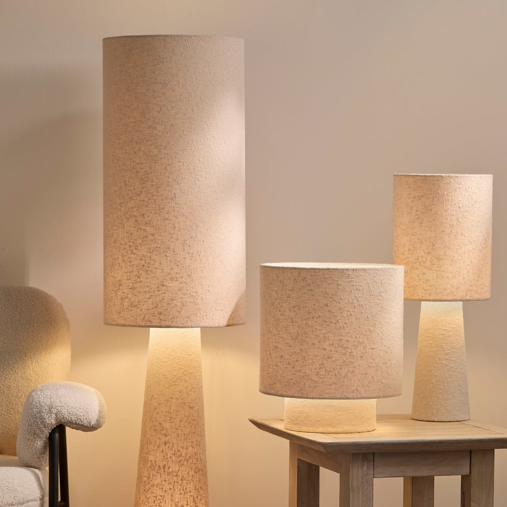 Chattendon Ivory Boucle Table Lamp - 32cm