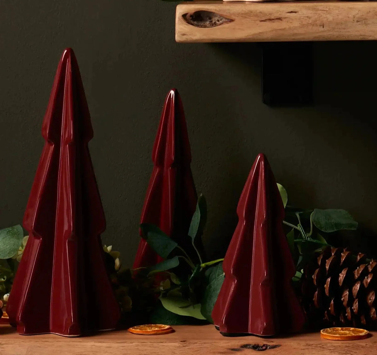 Sira Medium Ceramic Tree - Red