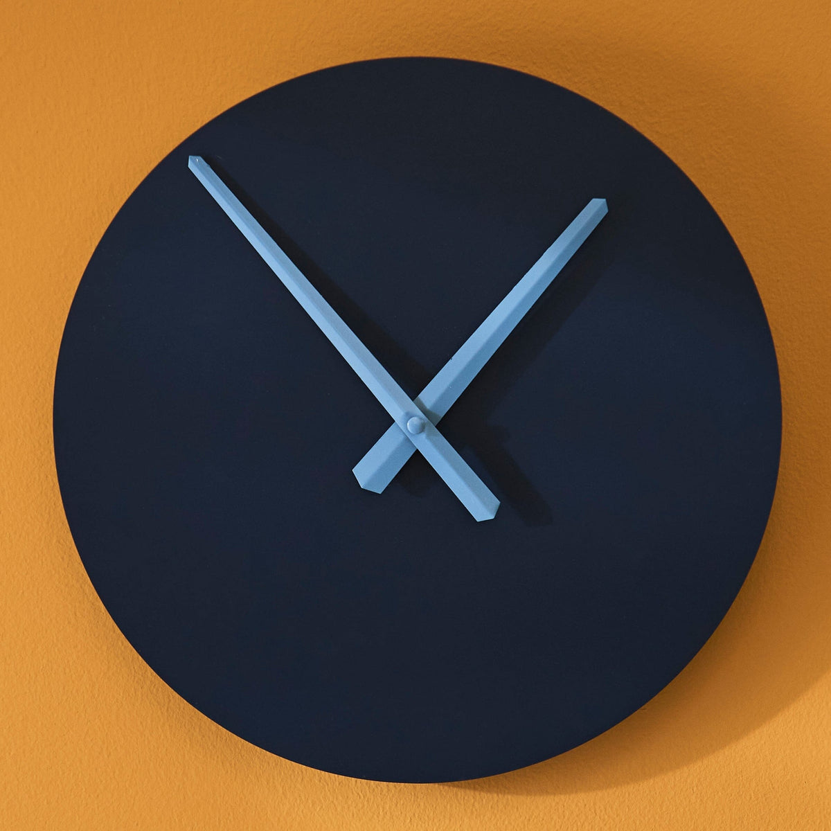 Carn Small Round Wall Clock - Ink