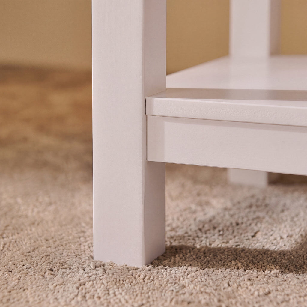 Bampton Alabaster White Side Table