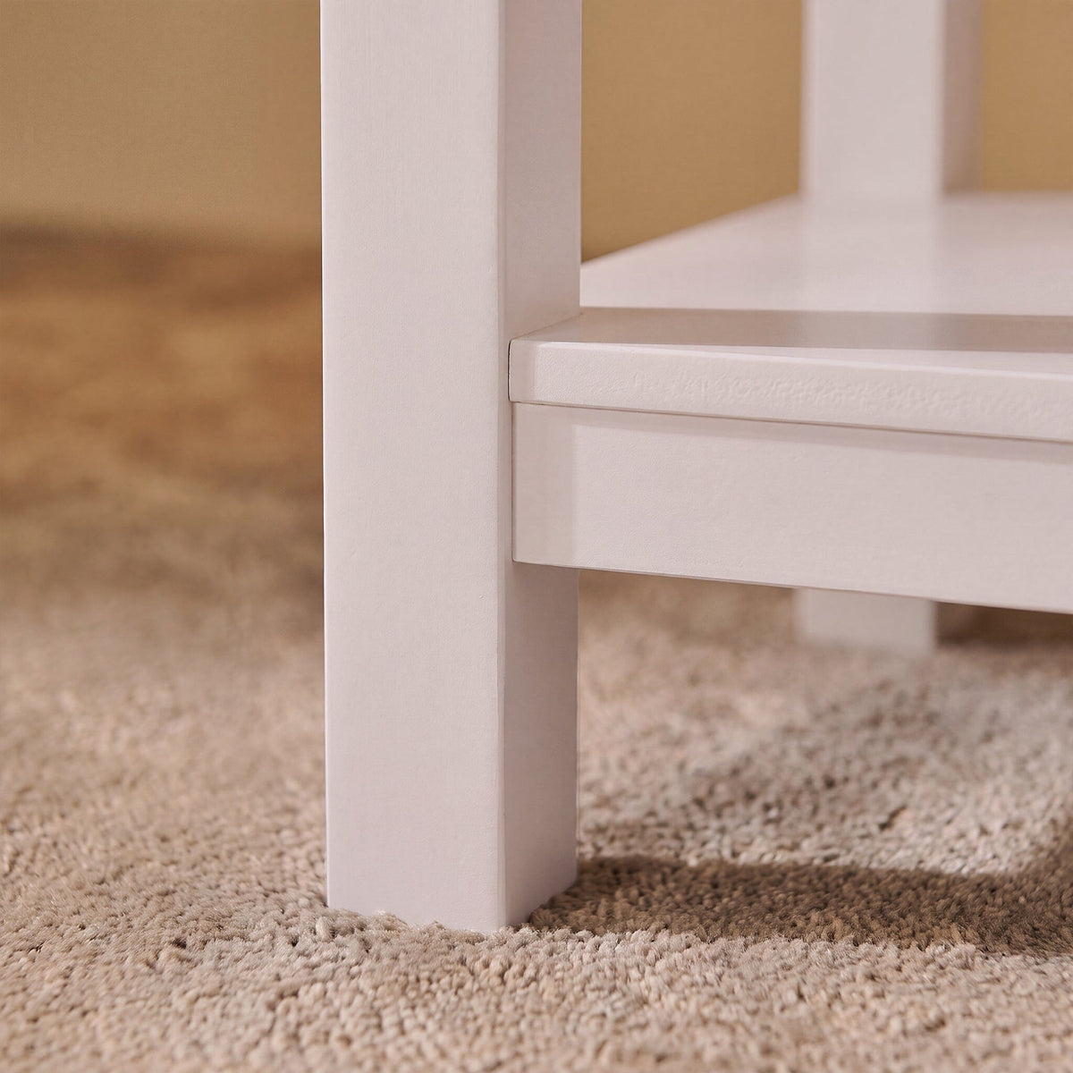 Bampton Alabaster White Side Table
