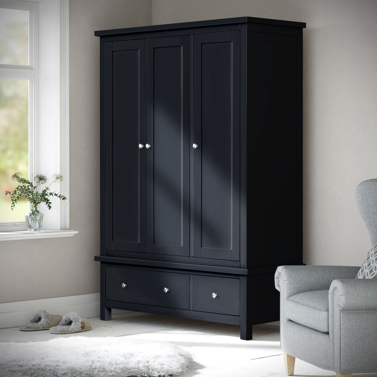 Cornish Triple Wardrobe
