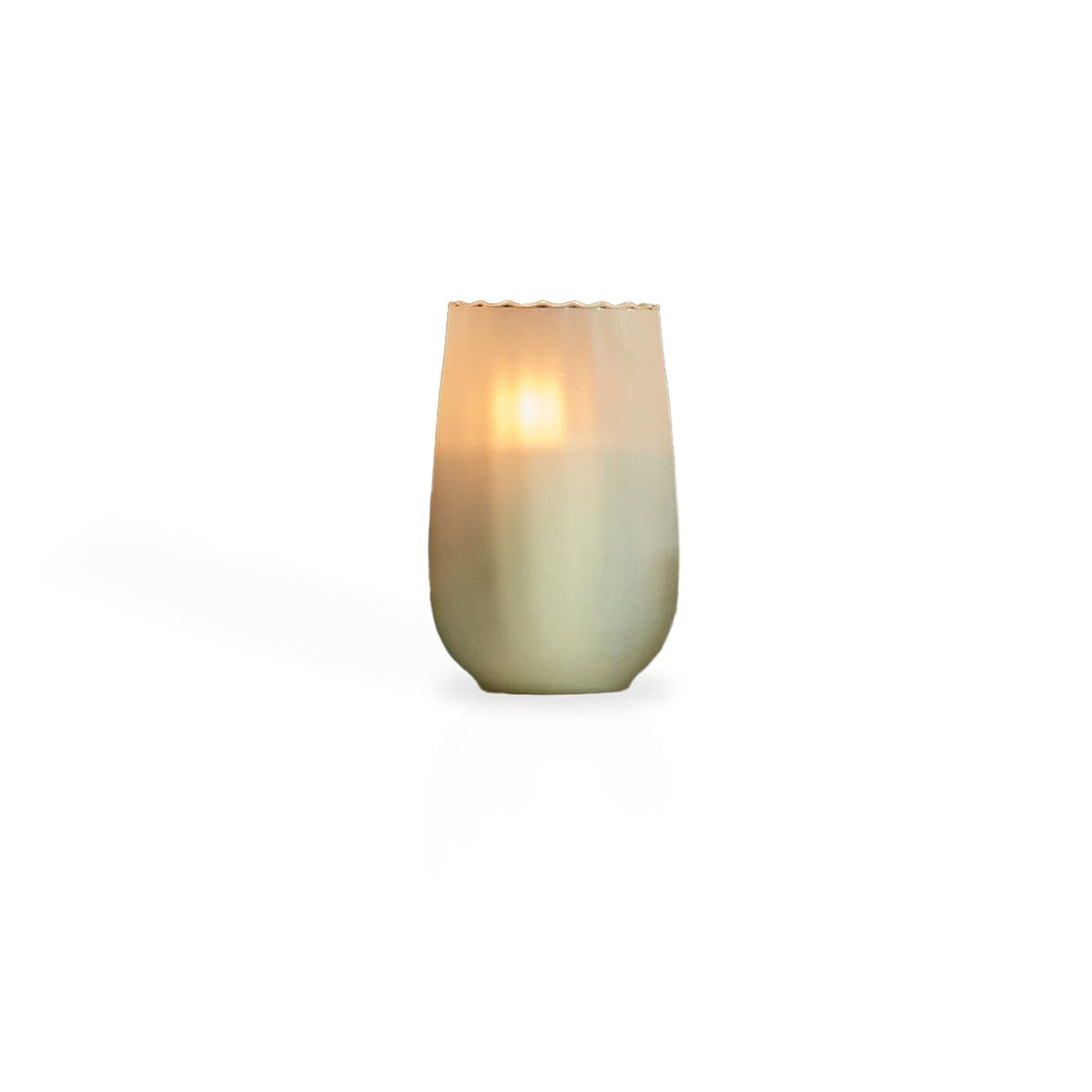 Dalen 16cm Glass Candle Holder - Frosted