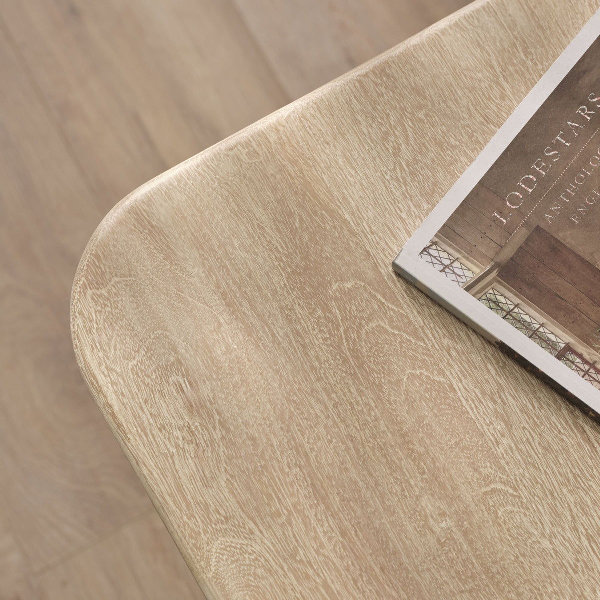Bastian 50cm Square Side Table - Limewash