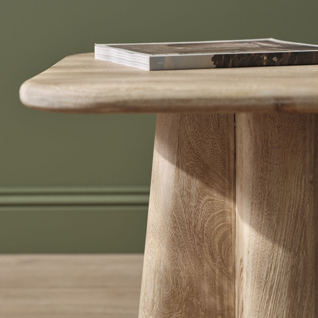 Bastian 50cm Square Side Table - Limewash
