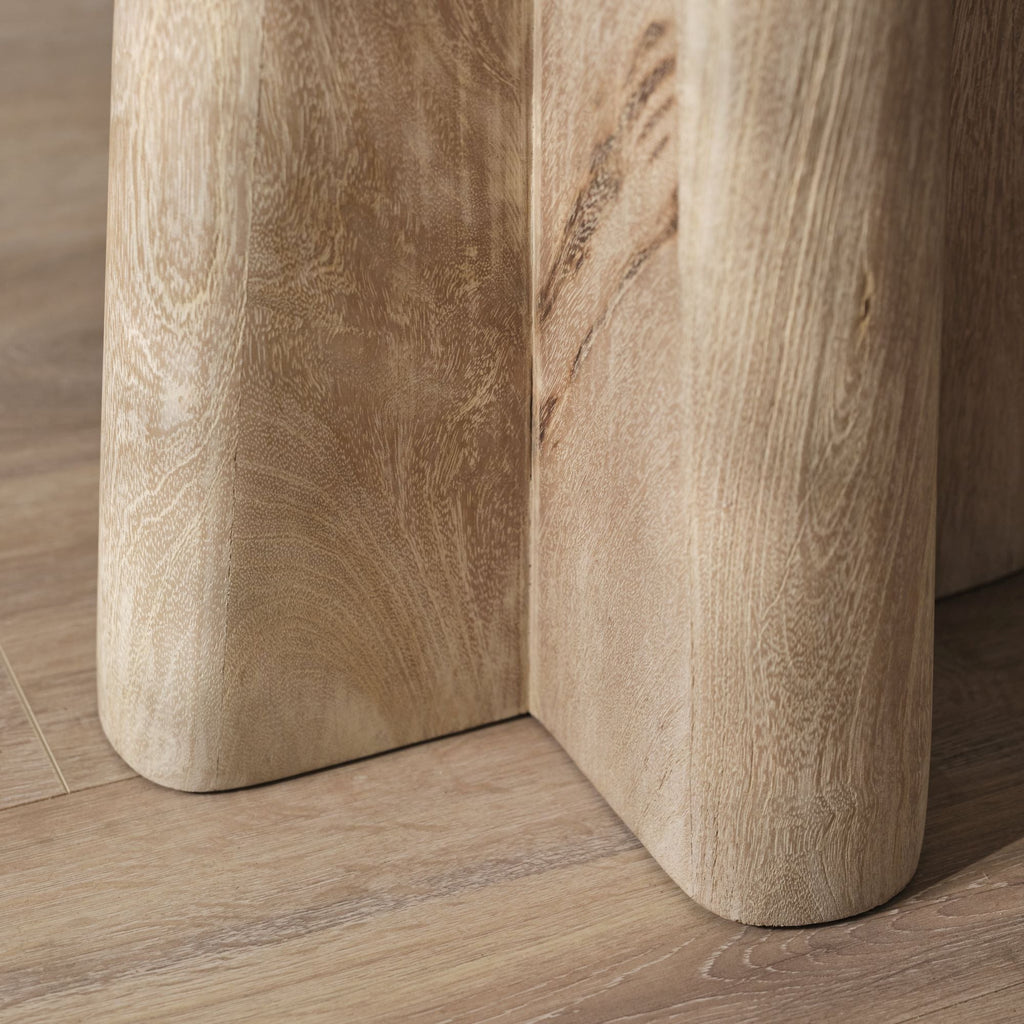 Bastian 50cm Square Side Table - Limewash