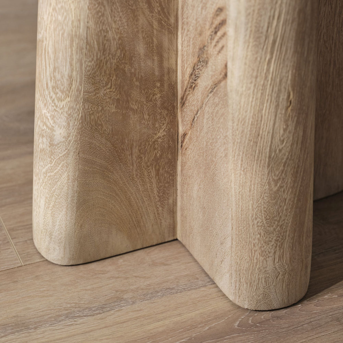 Bastian 50cm Square Side Table - Limewash