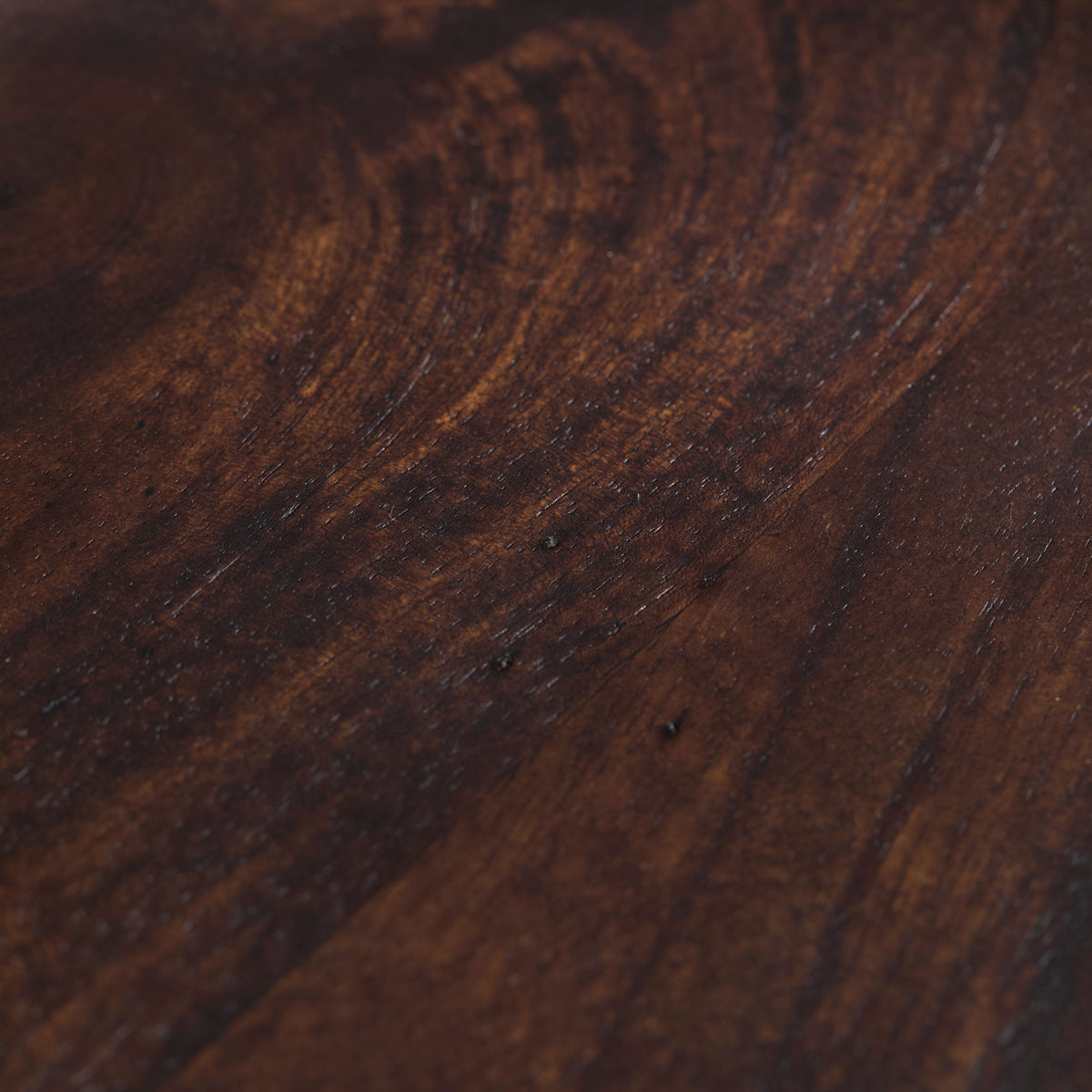 Alder 30cm Wooden Cake Stand - Coffee Brown Mango Wood