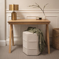Sabina 100cm Rectangular Desk - Pale Oak