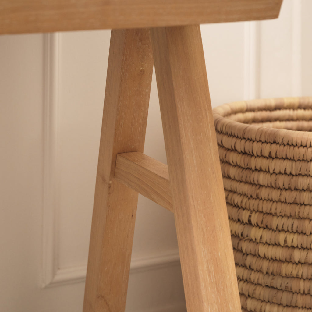 Sabina 100cm Rectangular Desk - Pale Oak