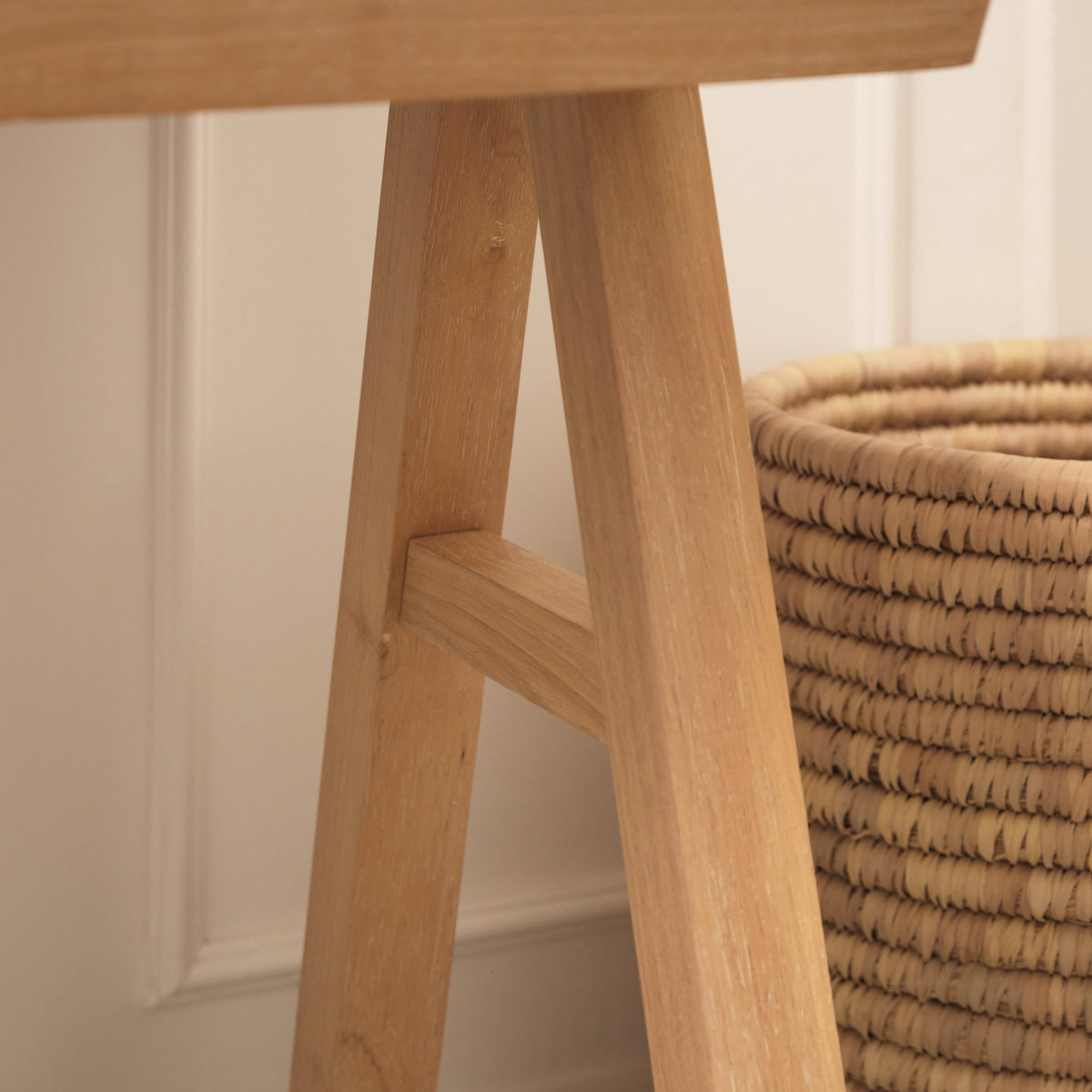 Sabina 100cm Rectangular Desk - Pale Oak