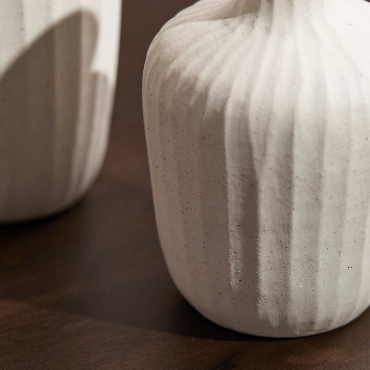 Bayswater Ceramic Vase - Set of 3 - Off White