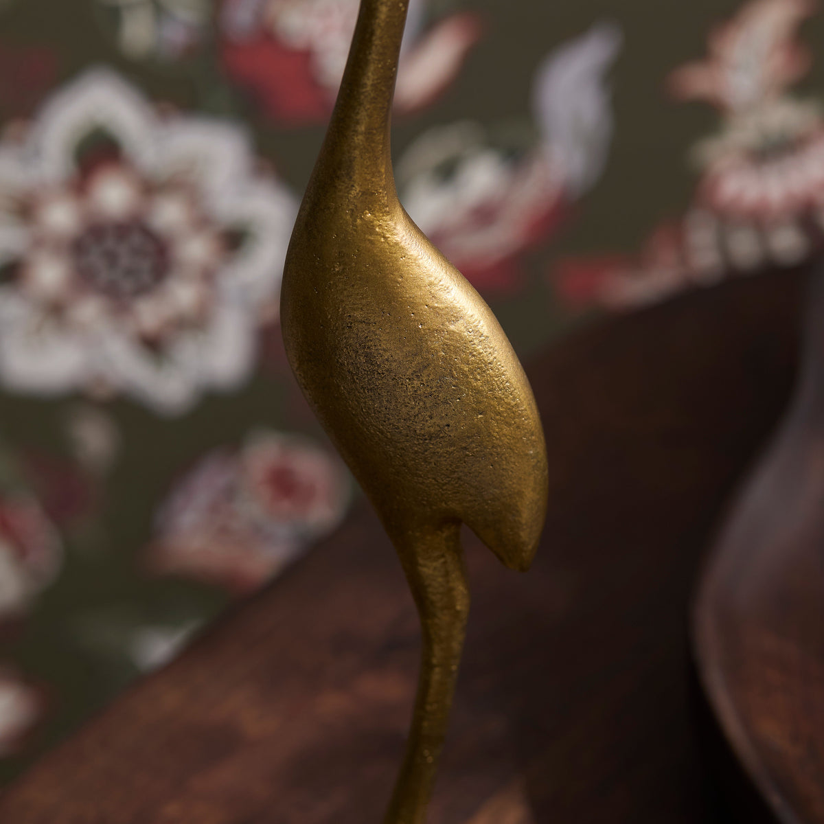 Elstead Metal Crane Ornaments - Set of 2 - Gold