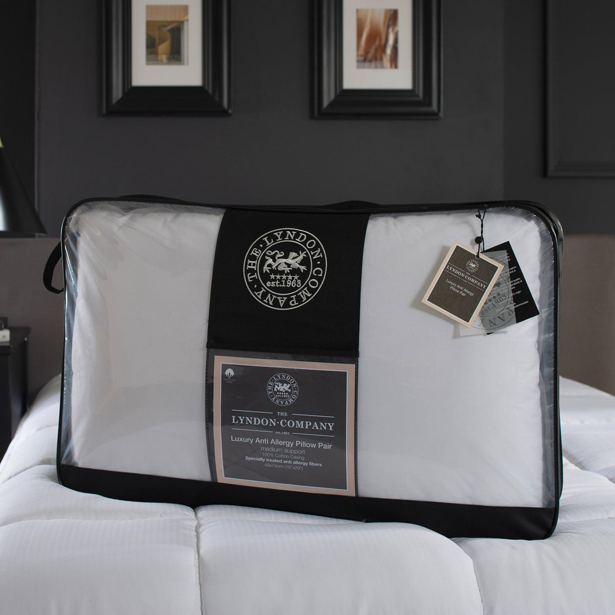 Luxury Anti-Allergy Pillow Pair