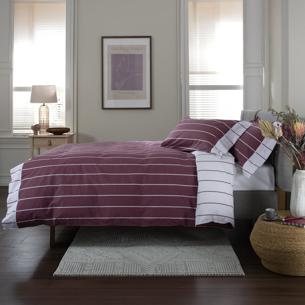 Pin Stripe Duvet Set