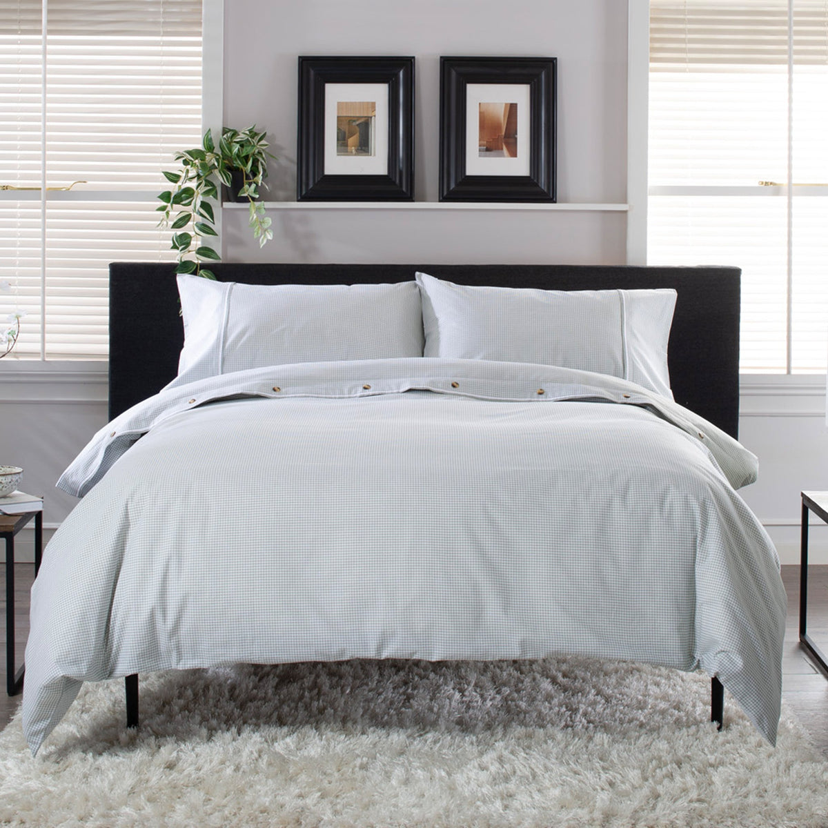 Gingham Duvet Set