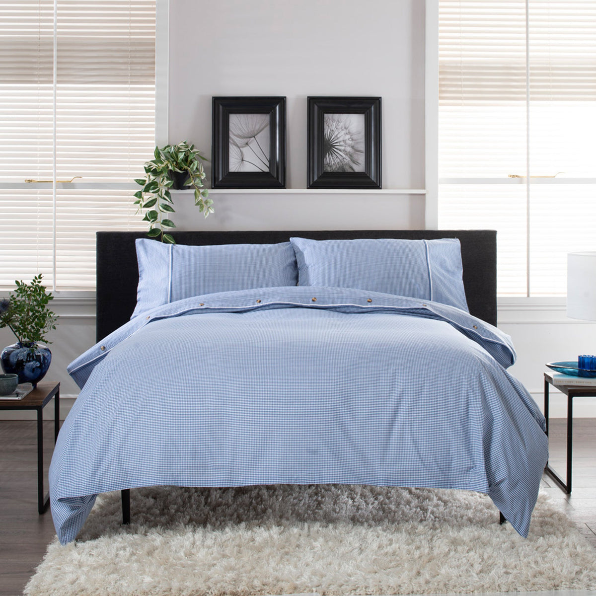 Gingham Duvet Set
