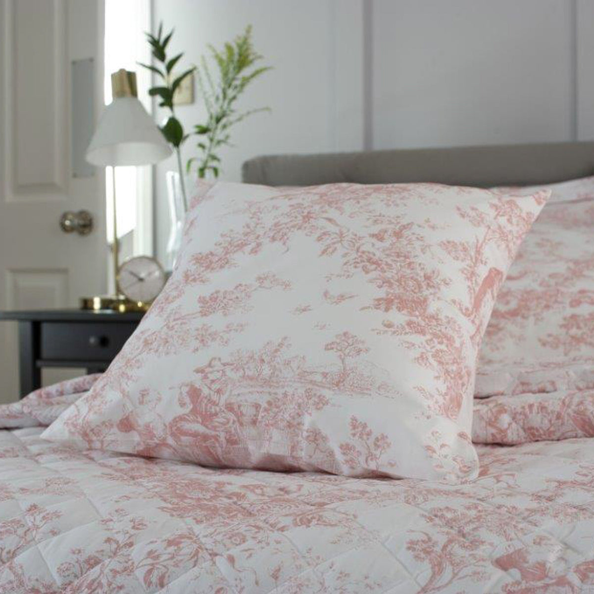 Toile De Jouy Square Cushion