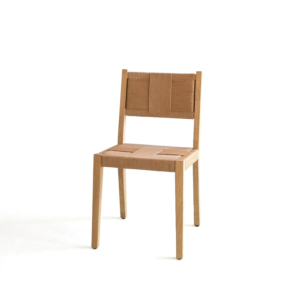 Dinah Whitewash Oak Dining Chairs - Set of 2 - Natural String