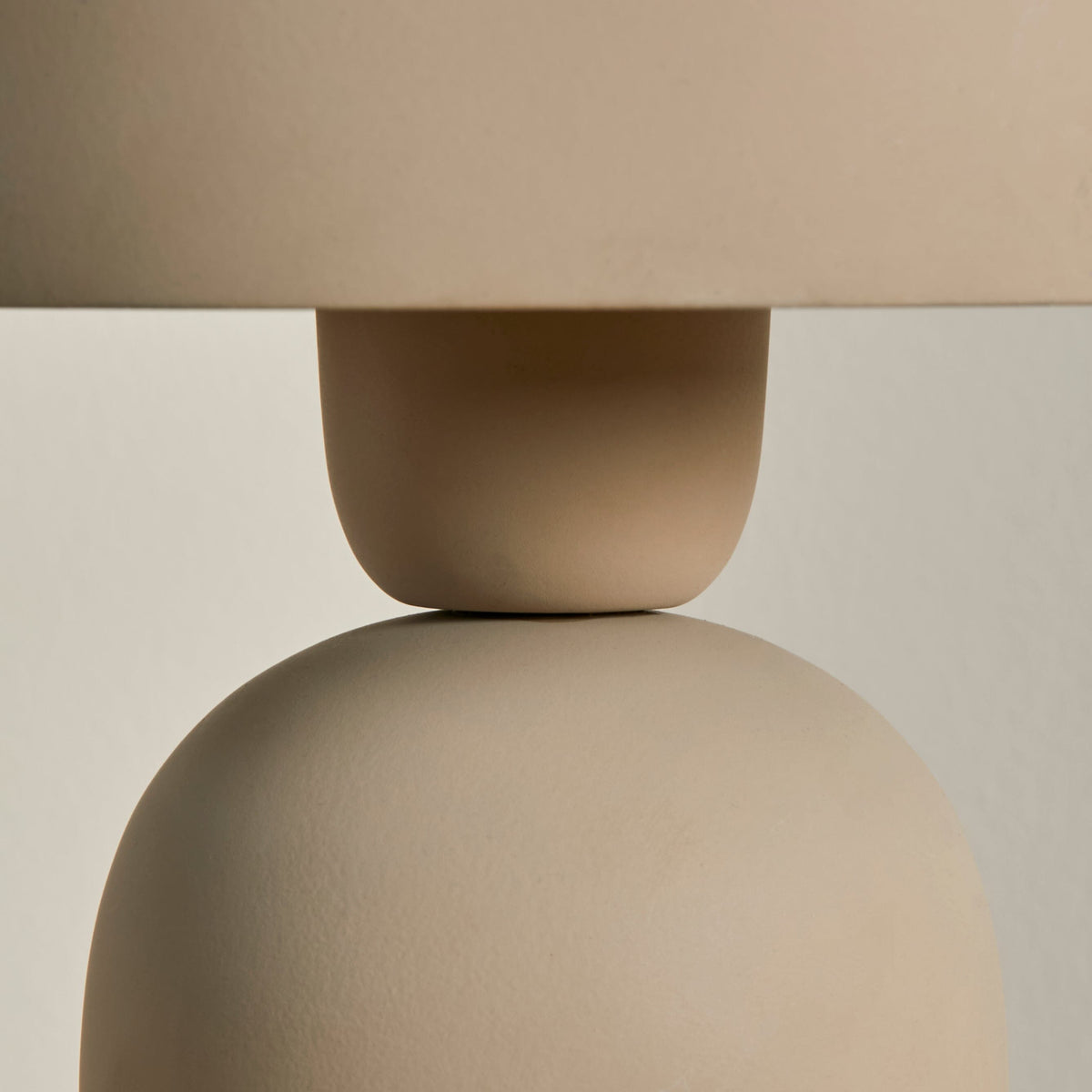 Eltham 39cm Metal Table Lamp - Taupe