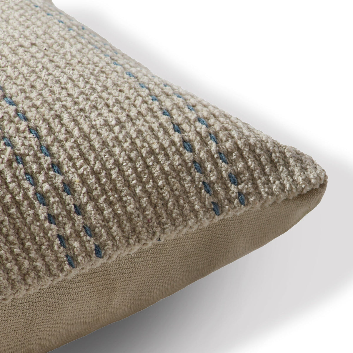 Elberton 55x35cm Cotton Striped Cushion Cover - Horizon Blue
