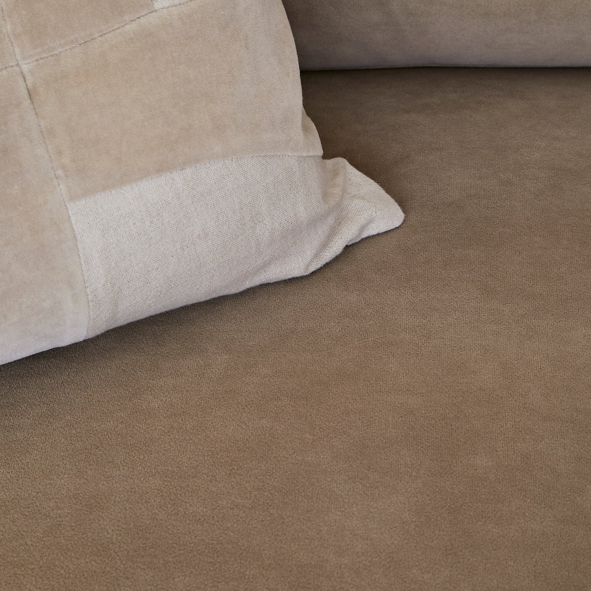 Emily 3 Seater Sofa - Driftwood with Dark Oak Legs