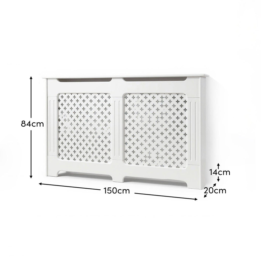Edith Radiator Cover - White - Large