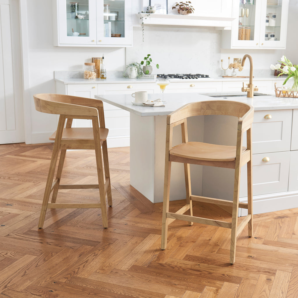 Ella Pale Oak Bar Stool
