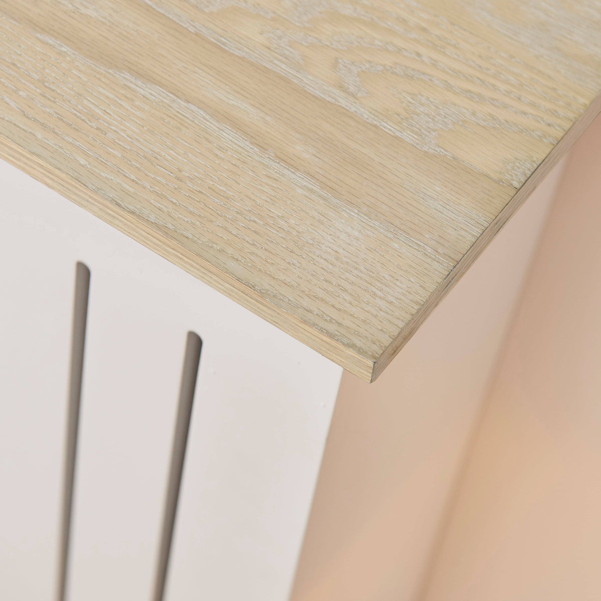 Outlet - Elspeth Large Radiator Cover - Whitewash Oak