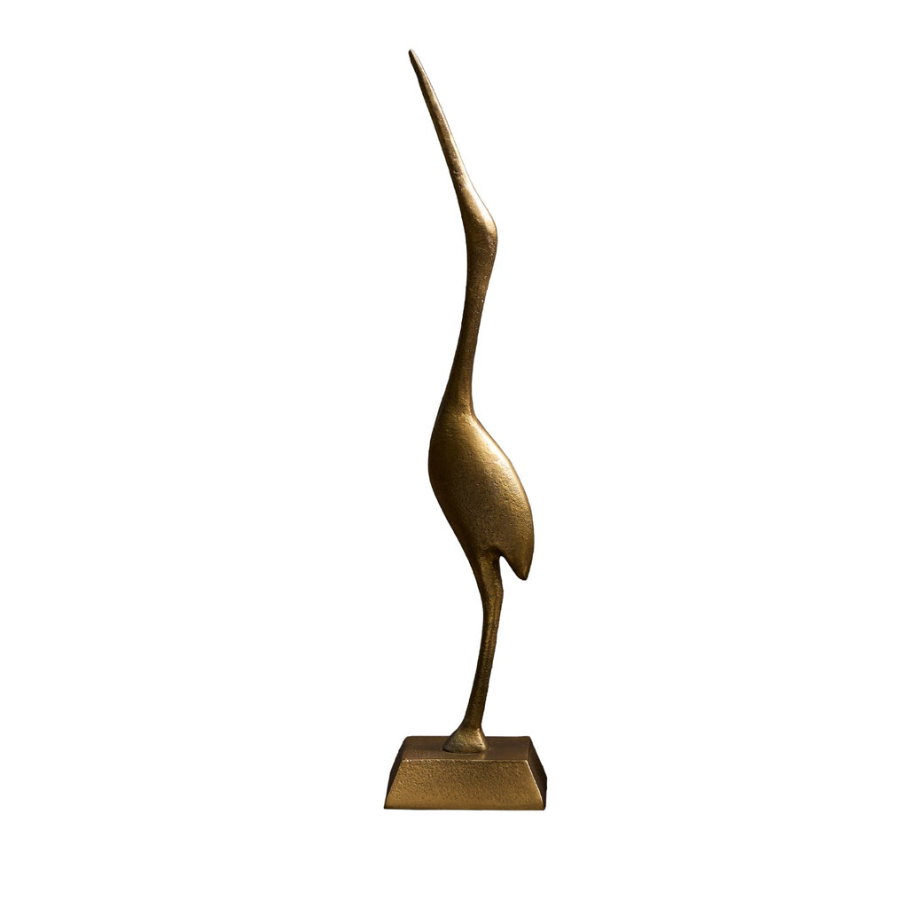 Elstead Metal Crane Ornaments - Set of 2 - Gold