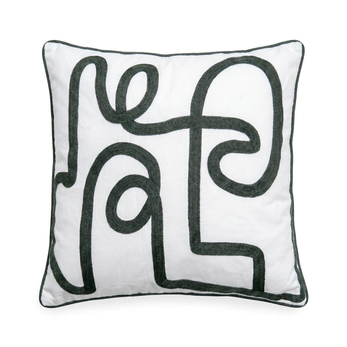 Epworth 45x45cm Cushion Cover - Forest Green