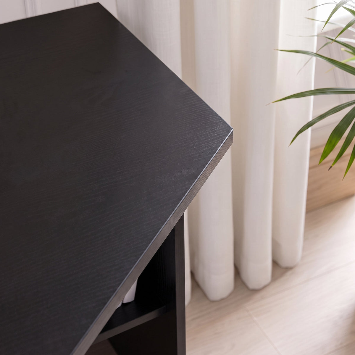 Essie Corner Desk - Black