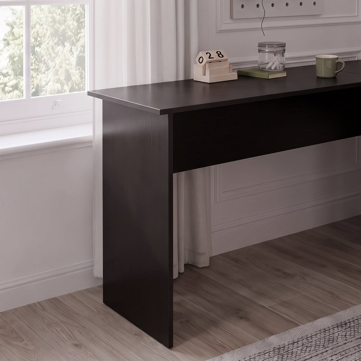Essie L Shaped Desk in Black