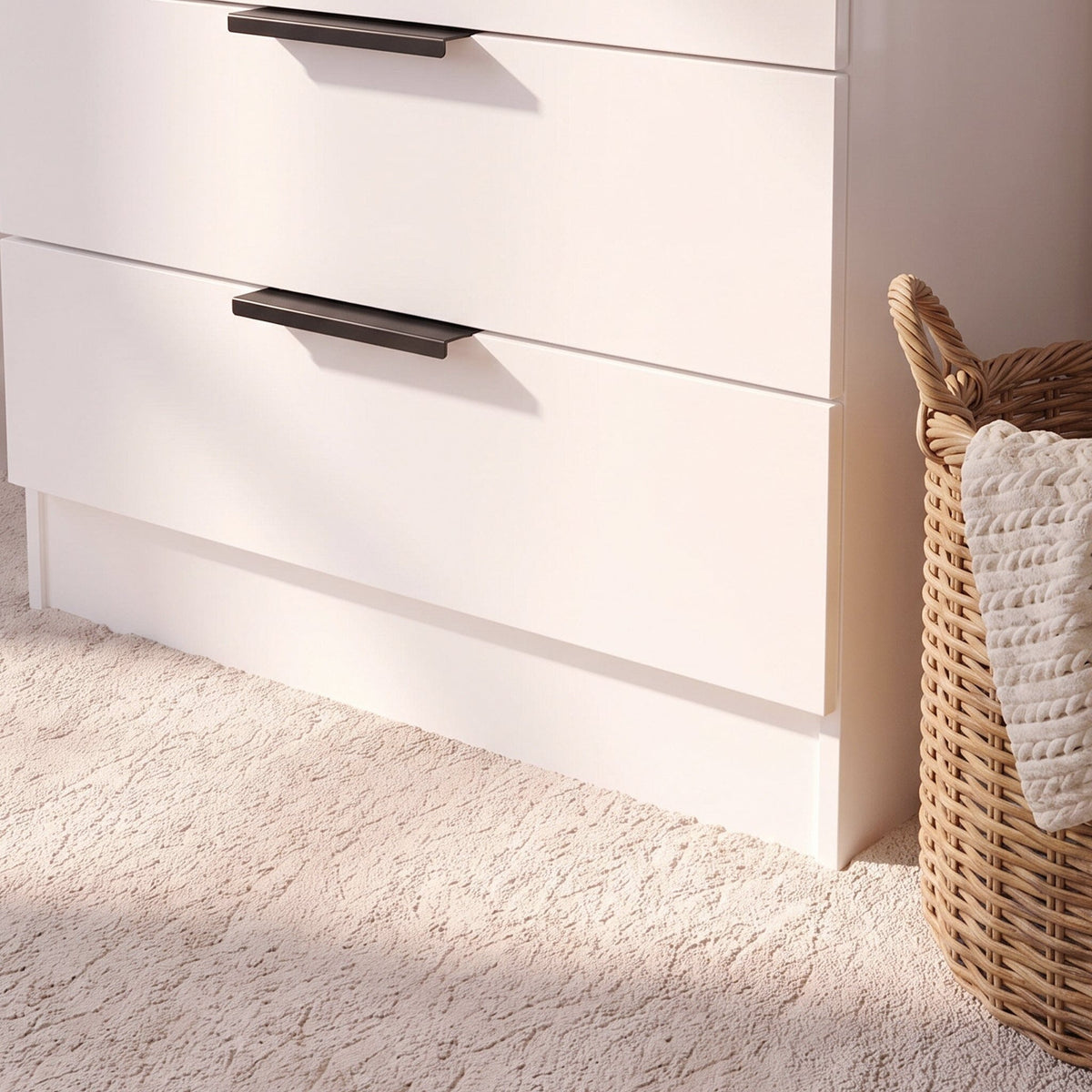 Essie Tall 7 Drawer Chest of Drawers - White