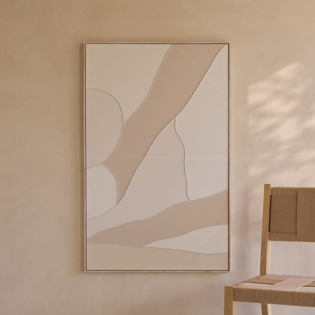 Fray 110x70cm Patchwork Wall Art - II