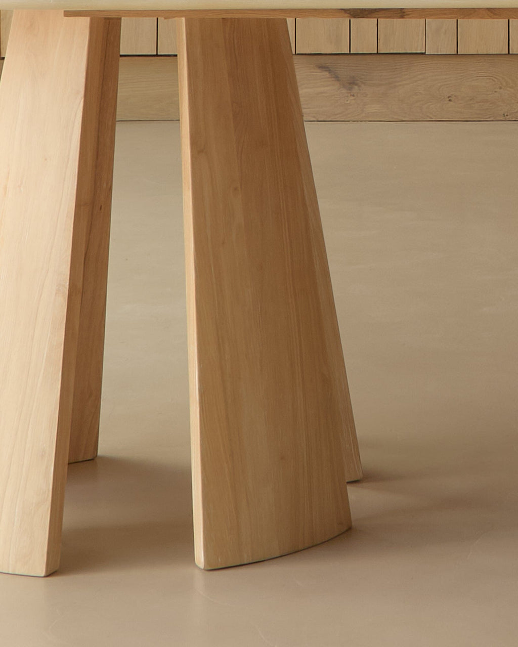 Farren Whitewash Oval Dining Table