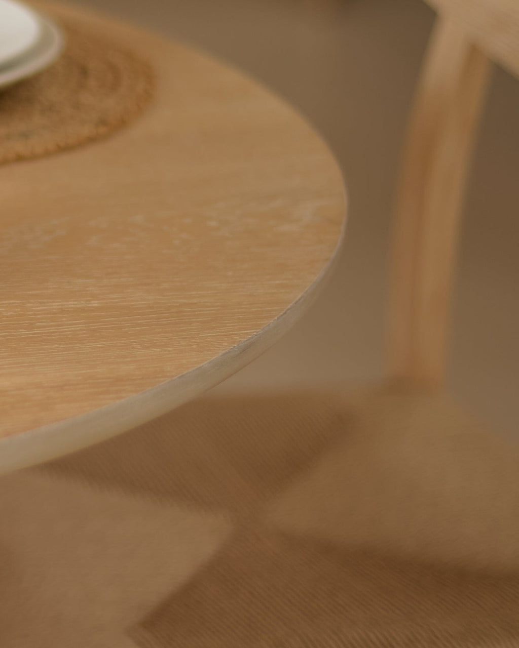 Farren Whitewash Oval Dining Table