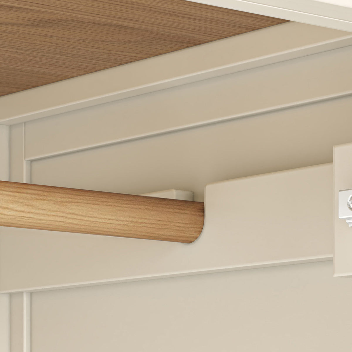 Farro Double Wardrobe with Drawers
