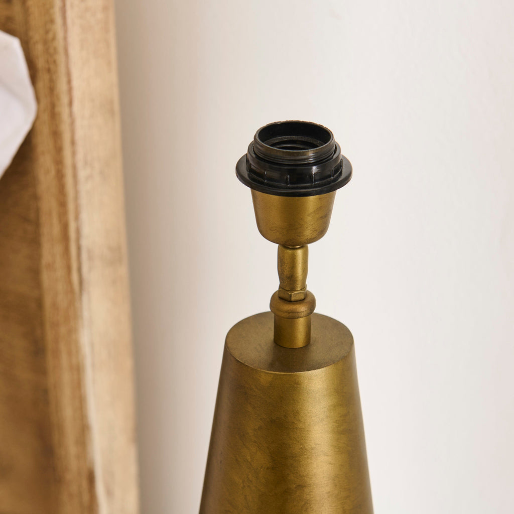 Foxcote 47cm Metal Table Lamp Base - Gold