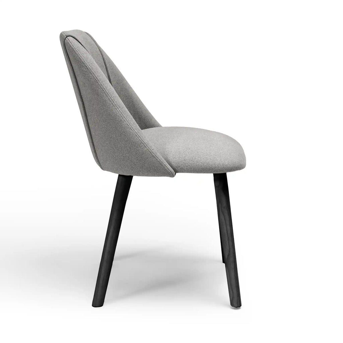 OUTLET - Freya Fossil Dining Chairs - Set of 2 - Black Oak Legs