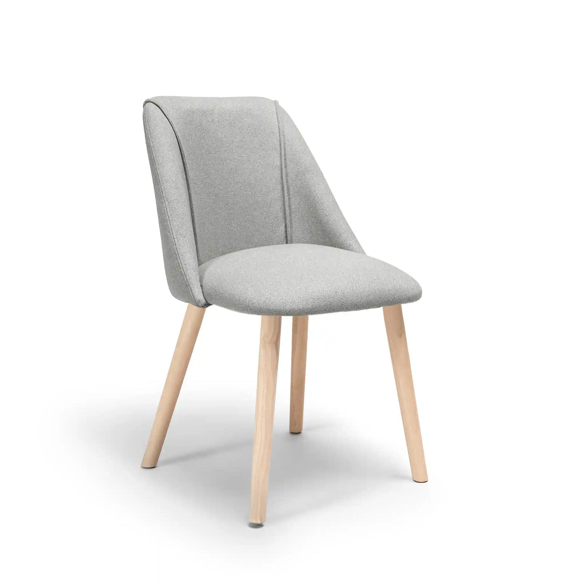 OUTLET - Freya Fossil Dining Chairs - Set of 2 - Whitewash Oak Legs