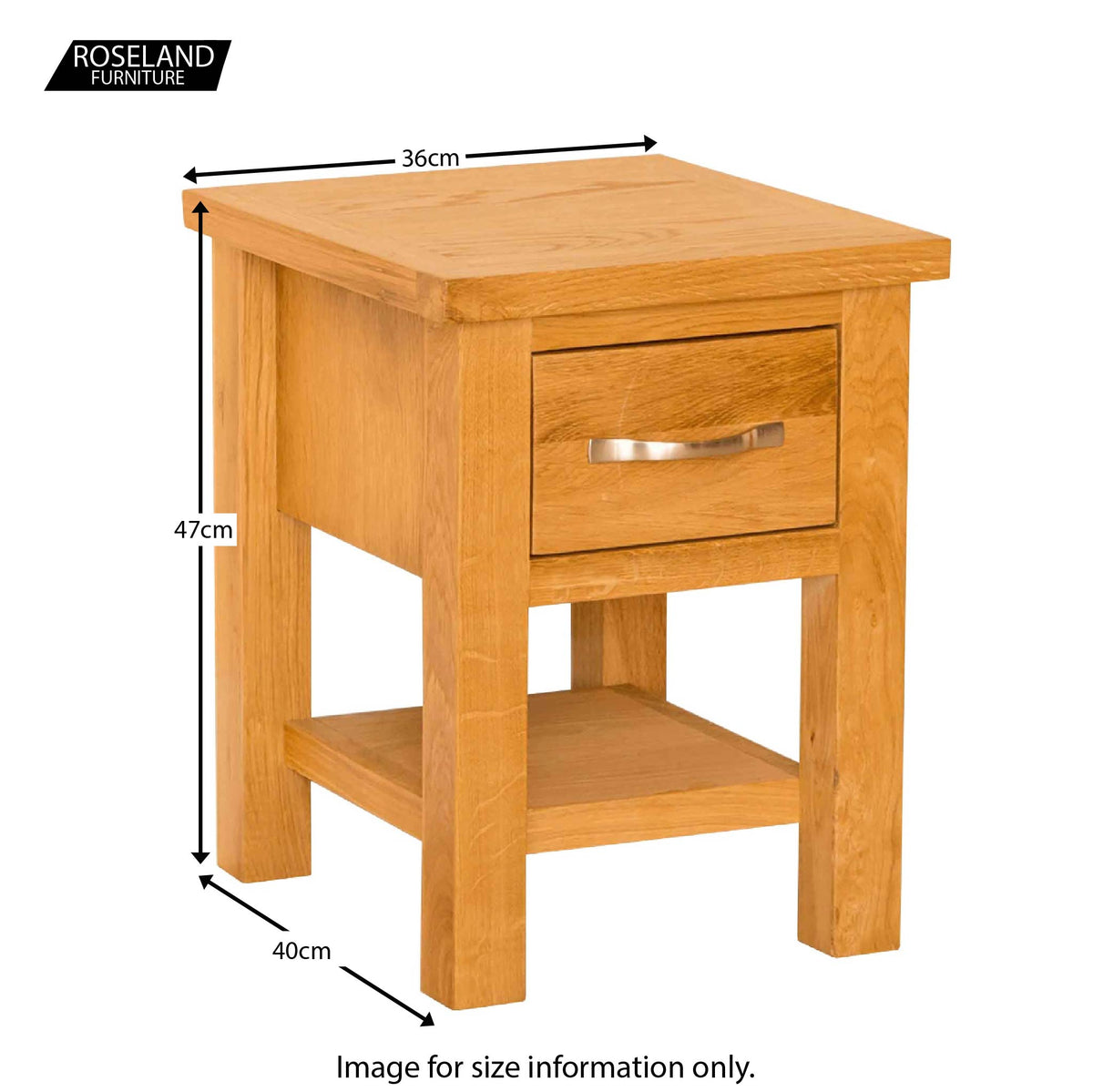Newlyn Oak Lamp Table