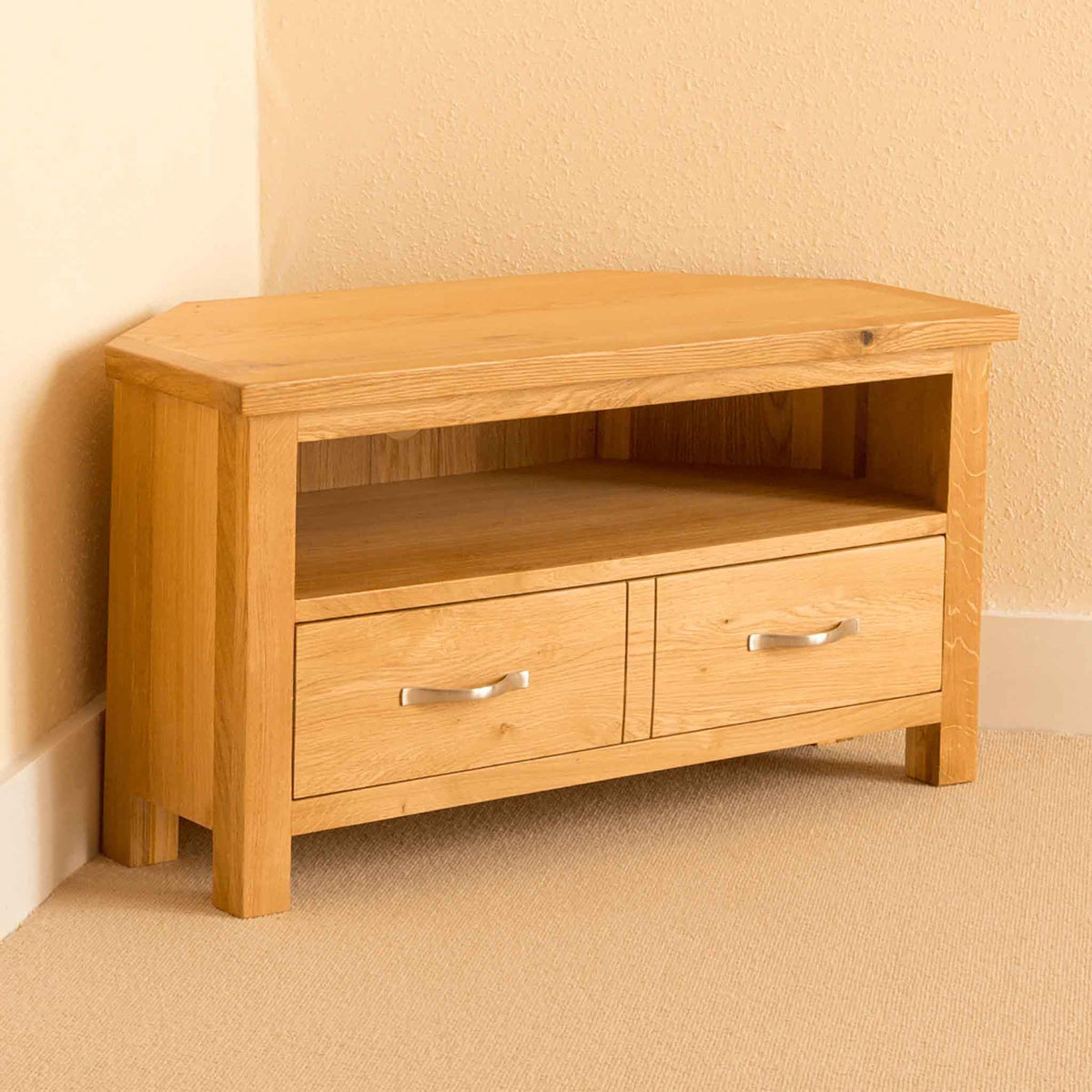 Newlyn Oak Corner TV Stand