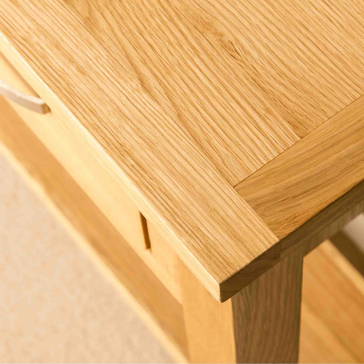 London Oak Console Table